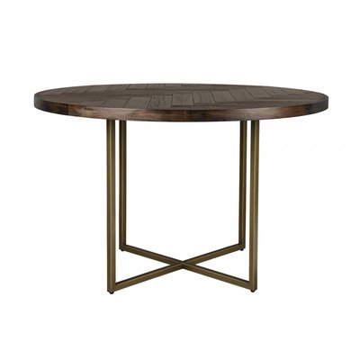 Table de repas ronde en bois et acier D 120 - CLASS DUTCHBONE