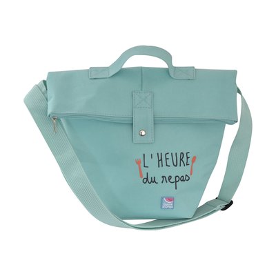 Sac repas isotherme turquoise evens SUCRE D'ORGE