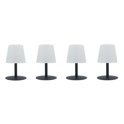 Lot de 4 Lampe de table sans fil LED STANDY MINI Rock LUMISKY