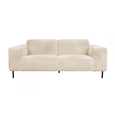 Canapé 2,5 places en tissu doux - QUADRO MATHI DESIGN