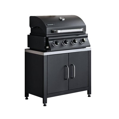 Cuisine extérieure acier inoxydable avec barbecue gaz 4 brûleurs à poser GRIMAUD 2 MODULES SWEEEK