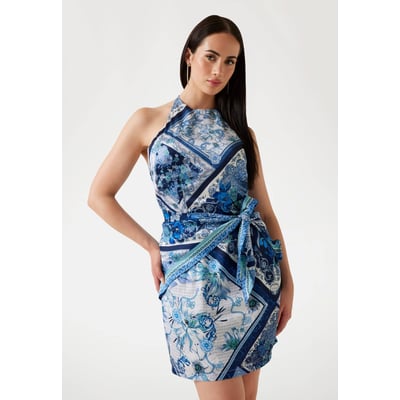 Mini Robe Imprimé Foulard GUESS