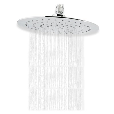 Tête de douche chromée ronde ALVEA MOB IN