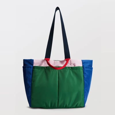 Cabas en toile tricolore MONOPRIX