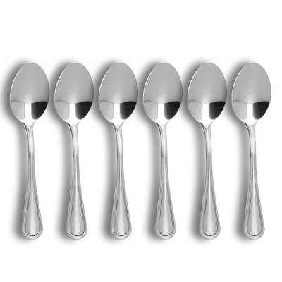 Lot de 6 cuillères à café en acier inoxydable, FILLA OGO LIVING