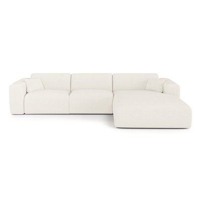 Canapé d'angle en tissu bouclette MYRA SIA HOME