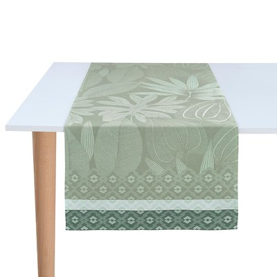 Chemin de table en Coton, La Vie en Vosges, Made in France LE JACQUARD FRANCAIS