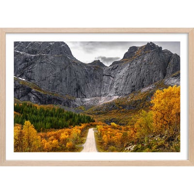 Affiche Lofoten, Face au mur HEXOA