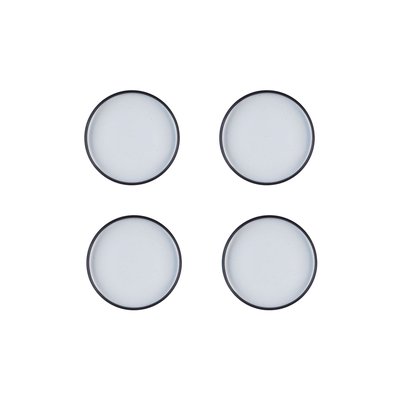 Lot de 4 assiettes à dessert en grès, GOURMET BJORN