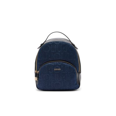 Sac à dos format moyen en toile denim LIU JO