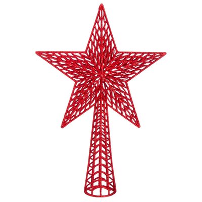 Cimier de sapin de noël Étoile rouge WADIGA