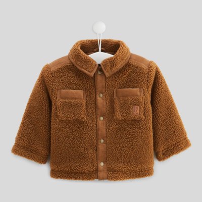 Chemise manches longues unie doublée effet mouton BOUT'CHOU