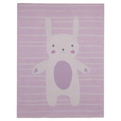 Tapis enfant tissé BUNNY UN AMOUR DE TAPIS