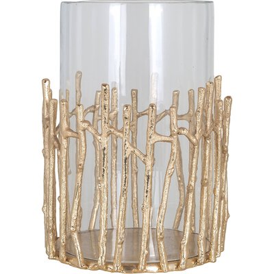 Bougeoir en aluminium rond Loretta RECOLLECTION