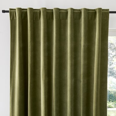 Cortinado térmico em veludo, presilhas escondidas, Velvet LA REDOUTE INTERIEURS