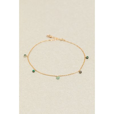 Chaîne cheville Damas - Menthe YAY PARIS