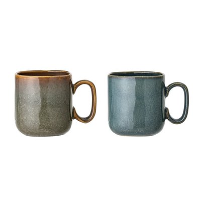 Mugs grès  Aime set de 2 BLOOMINGVILLE