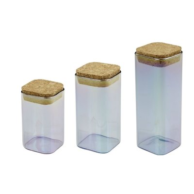 3 boîtes de conservation avec couvercle GREEN TASTY