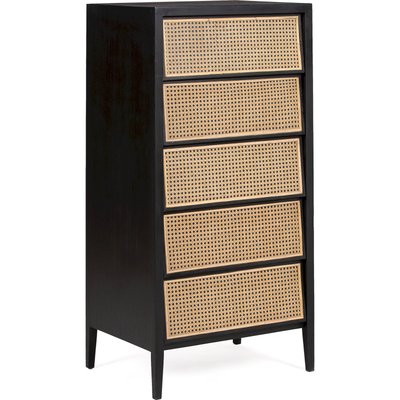 Chiffonnier bois de cèdre et rotin RECOLLECTION