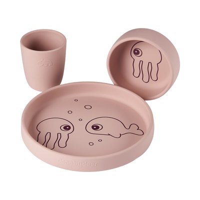 Coffret repas silicone sea friends DONE BY DEER
