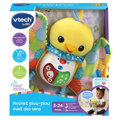 Hochet piou-piou eveil des sens VTECH
