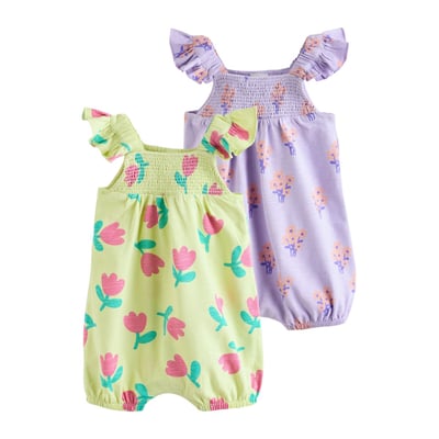 Barboteuse bébé à smocks, lot de 2 NEXT