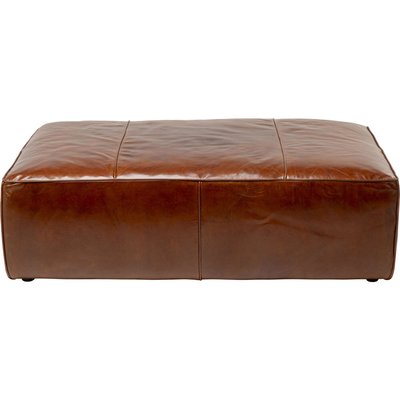 Repose-pieds en cuir, CUBETTO KARE DESIGN