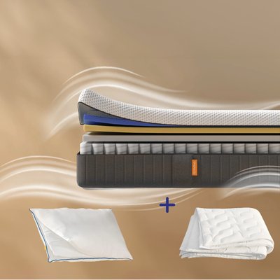 Pack Hybride II Plus + Oreiller Nuage + Couette Printemps EMMA