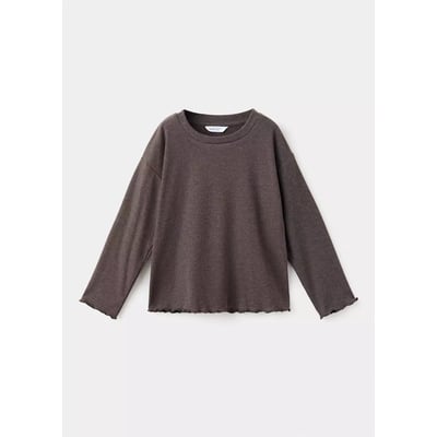 T-shirt en maille détails festonnés MANGO BABY