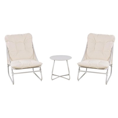 Salon de jardin en acier 2 places ANTIBES THE HOME DECO FACTORY