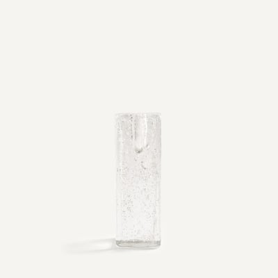 Handgeblazen glazen kandelaar, hoogte 18 cm, CASARE AM.PM