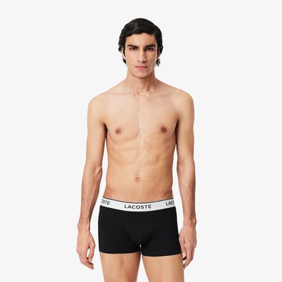 Lot de 3 boxers courts coton LACOSTE