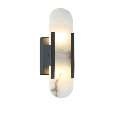 Applique LED marbre opale naturel - ENOLA KOSILUM
