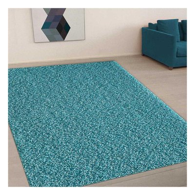 Tapis longs poils shaggy tissé motif uni SIMPLE UN AMOUR DE TAPIS