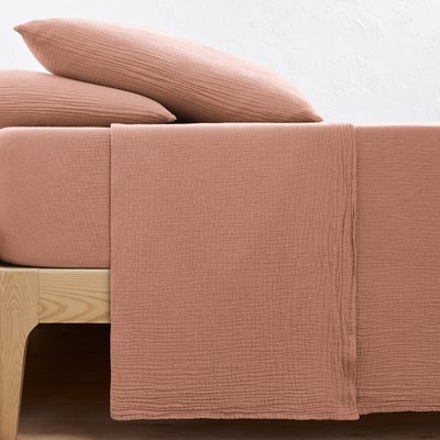 Drap plat uni gaze de coton, Kumla LA REDOUTE INTERIEURS