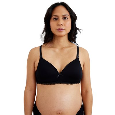 2 soutiens-gorge d'allaitement sans armatures viscose de bambou VERTBAUDET