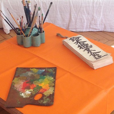 Nappe enduite ronde ou ovale UNI 1 FLEUR DE SOLEIL