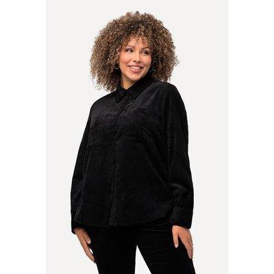Chemise à manches longues en velours ULLA POPKEN
