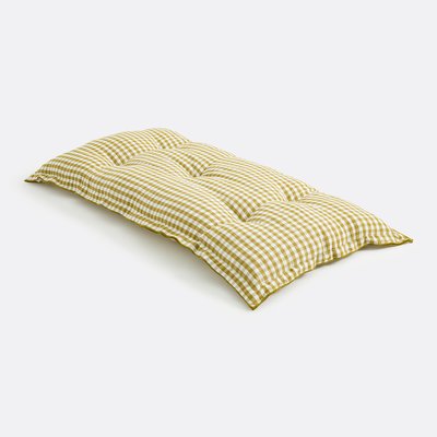 Colchoneta para exterior de rayas, lino de algodón de 120 cm, Cottage LA REDOUTE INTERIEURS