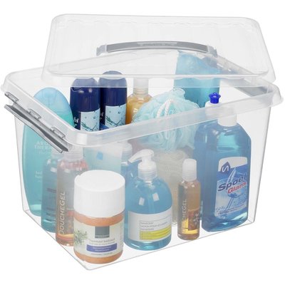 Boîte de rangement en plastique Q-line 22 litres JARDINDECO