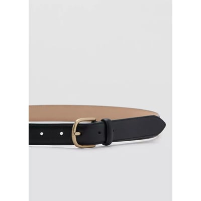 Ceinture cuir boucle MANGO MAN