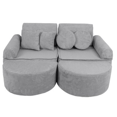 Canapé chambre enfant premium 120 cm 12 pcs AESTHETIC MEOW BABY