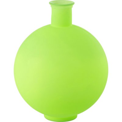 Vase boule en verre  néon design contemporain RECOLLECTION