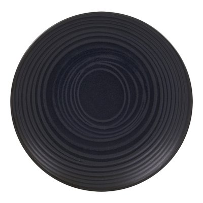 Assiette à dessert   Noir  22,5 cm (lot de 6)-MOON TABLE PASSION