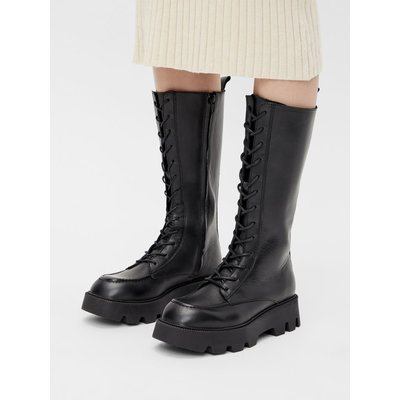 bottes à lacets BIANCO BIANCO