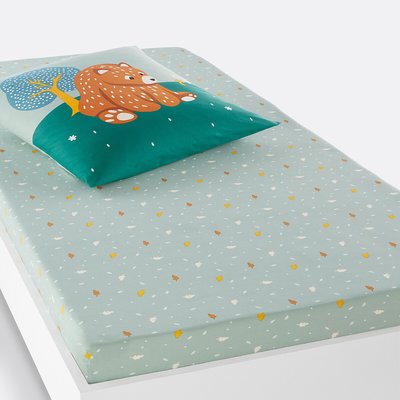 Orsi Foliage Cotton Fitted Sheet SO'HOME