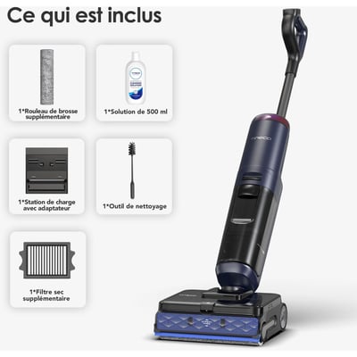 Aspirateur laveur Floor One S7 Max Pro Bleu TINECO