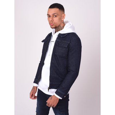 Veste en denim brut à zip PROJECT X