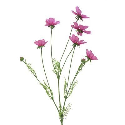 Cosmos artificiel en tige, H 92 cm Rose ARTIFICIELLES