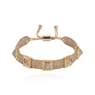 Bracelet réglable perles tissées avec charms SILLAGE HIPANEMA